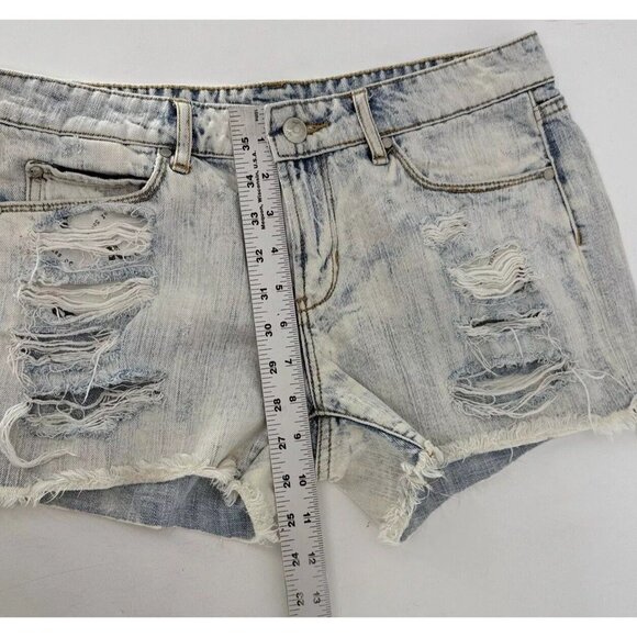Articles Of Society Storm Wash Distressed Madre Shorts Size 28 Boho Festival - Picture 9 of 10